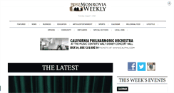 Desktop Screenshot of monroviaweekly.com